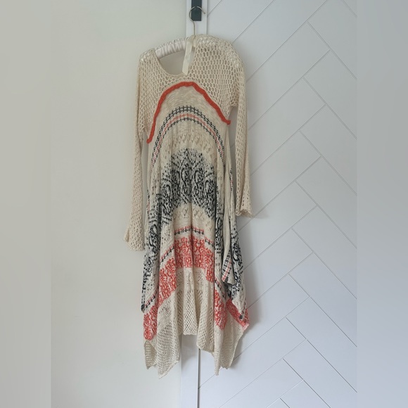 Anthropologie Sleeping on Snow Risen Sun Crochet sweater dress - Picture 3 of 7